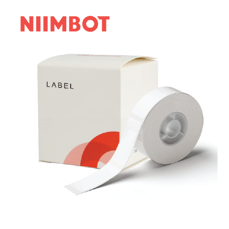 Niimbot Genuine Matt Black Synthetic labels  with  45mm Round shape -- M3 / M2 Printers