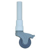 MJM International - 118-3TL-SSDD-FF-SQ-PAIL - Total Lock Caster 3" x 1.25"