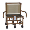 MJM International - WT130-4TW-SSDE - Model Comes With 4" Twin Casters Shown Here On Model WTS126-5BAR-DDA-SQ-PAIL
