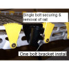 Roll-A-Ramp - Aluminum Handrails - w/ Single Loop End 5' - 4040-5L1 - Easy to install.