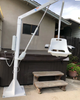 LifeGuard - Spa Deck Plate # 16250  shown with hot tub