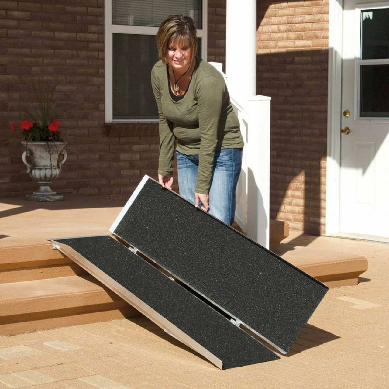PVI - Singlefold Ramp 2' x 30" - SFW230 - Lightweight, Easy-to-Handle and Set Up