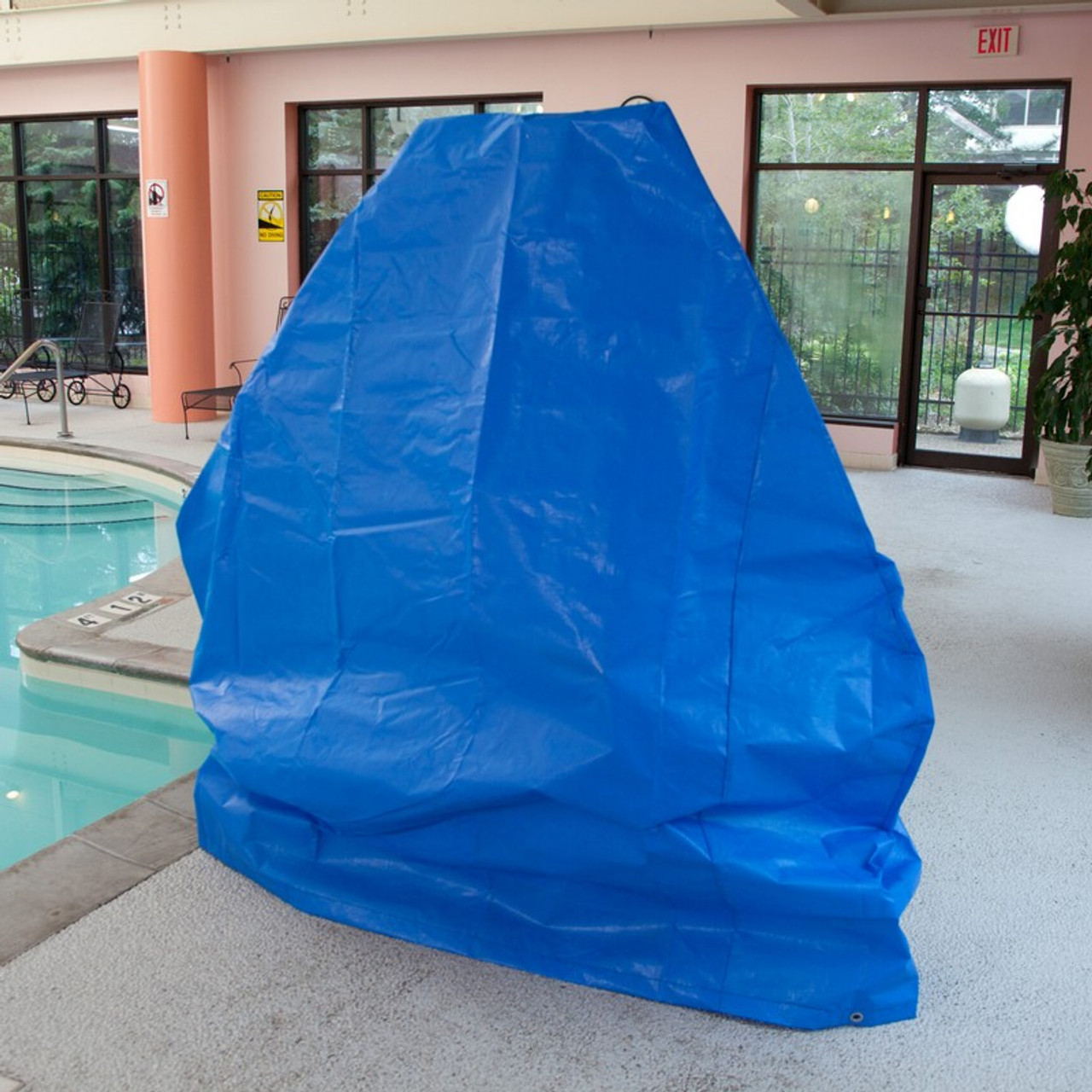 Spectrum Aquatics - Portable Motion Trek BP 300 Deluxe Pool Lift - 300 lbs. -  ADA compliant - 165600-DLX - Cover