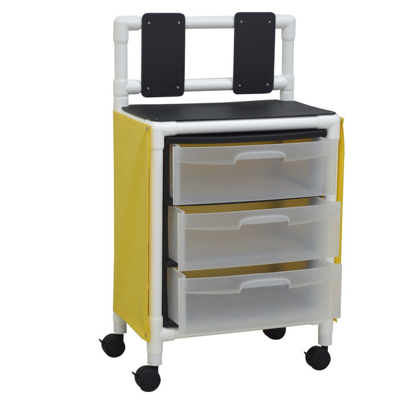 MJM International | Universal isolation cart with 3 slide out