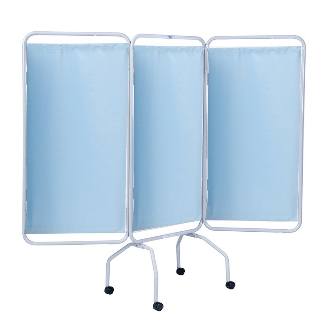 Winco - Privess Basic 3 Panel Steel Frame Folding Screen with Premium Sure-Chek® Color Vinyl # 3139