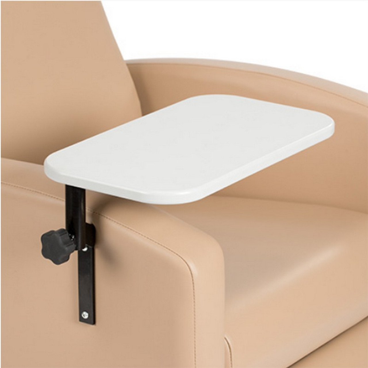 Winco - Vero XL Care Cliner - Push Back - Fixed Arms - 5" Casters - Footplate - Pivot Table – Swivels so the patient can have the table in front of them.
