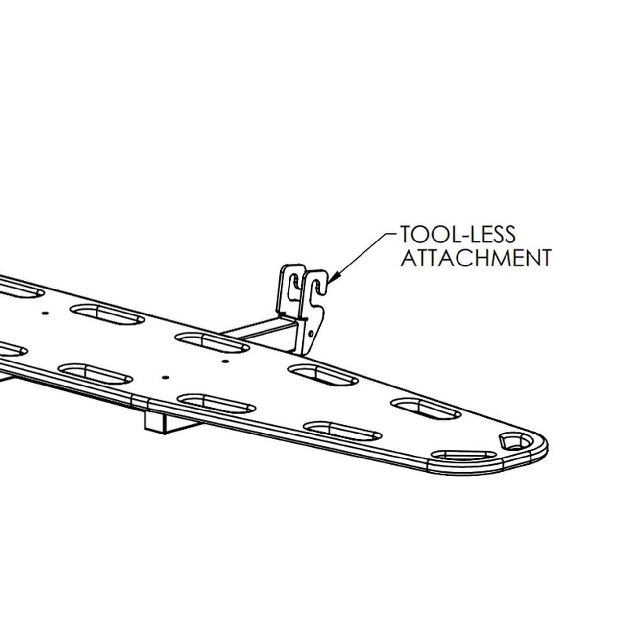 Spectrum Aquatics - Spine Board Attachment & Stability Strap - Motion Trek - 1730060