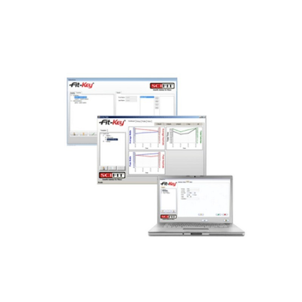 SCIFIT - PRO1000 Seated Upper Body Exerciser - Premium Seat - PRO1031-INT - Fit-Key software is a comprehensive and intuitive tool for prescribing and documenting exercise protocols. This simple, 3-tiered program puts all of SCIFIT’s exclusive features and medical accuracy to work for you and allows you and your clients to easily track progress and improvement. Fit-Key is an easy to use program that allows you to prescribe exercise using the unique features of SCIFIT products.