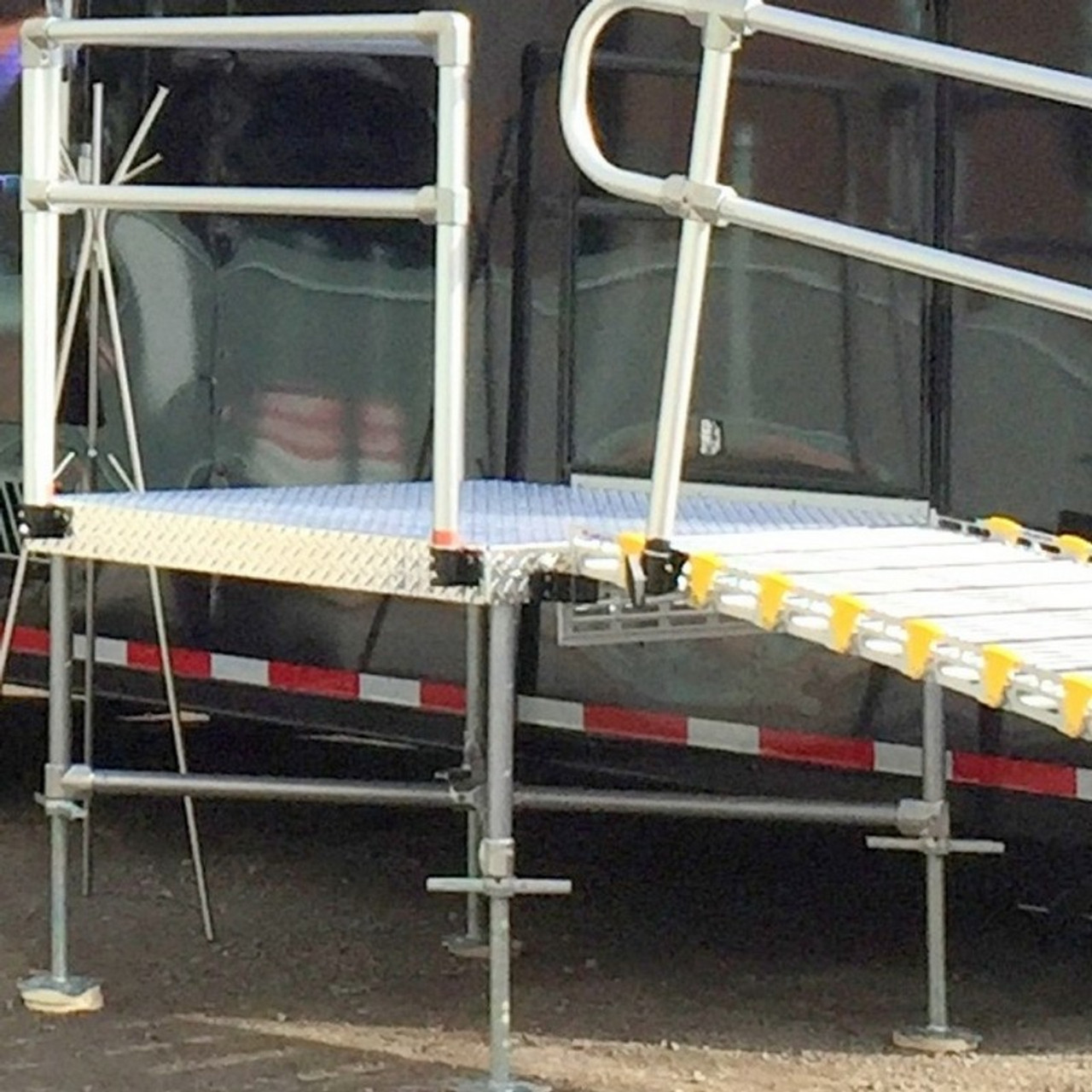 Roll-A-Ramp - Platform Reinforcement Kit - 48" x 60" - PFR-48.60 - Reinforcement Kit (Horizontal Cross Bars) Shown Below Platform Roll-A-Ramp - Platform Reinforcement Kit - 48" x 60" - PFR-48.60 - Reinforcement Kit (Horizontal Cross Bars) Shown Below Platform