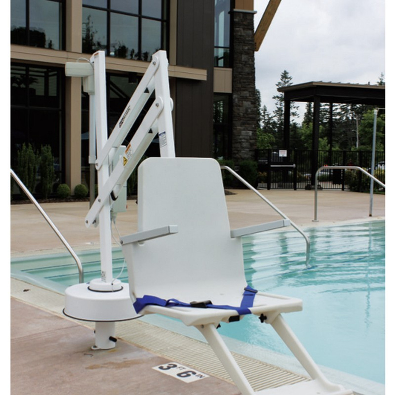 SR Smith - PAL/Splash! Seat Assembly With Footrest & Hardware - 160-8100 (formerly 160-1000)