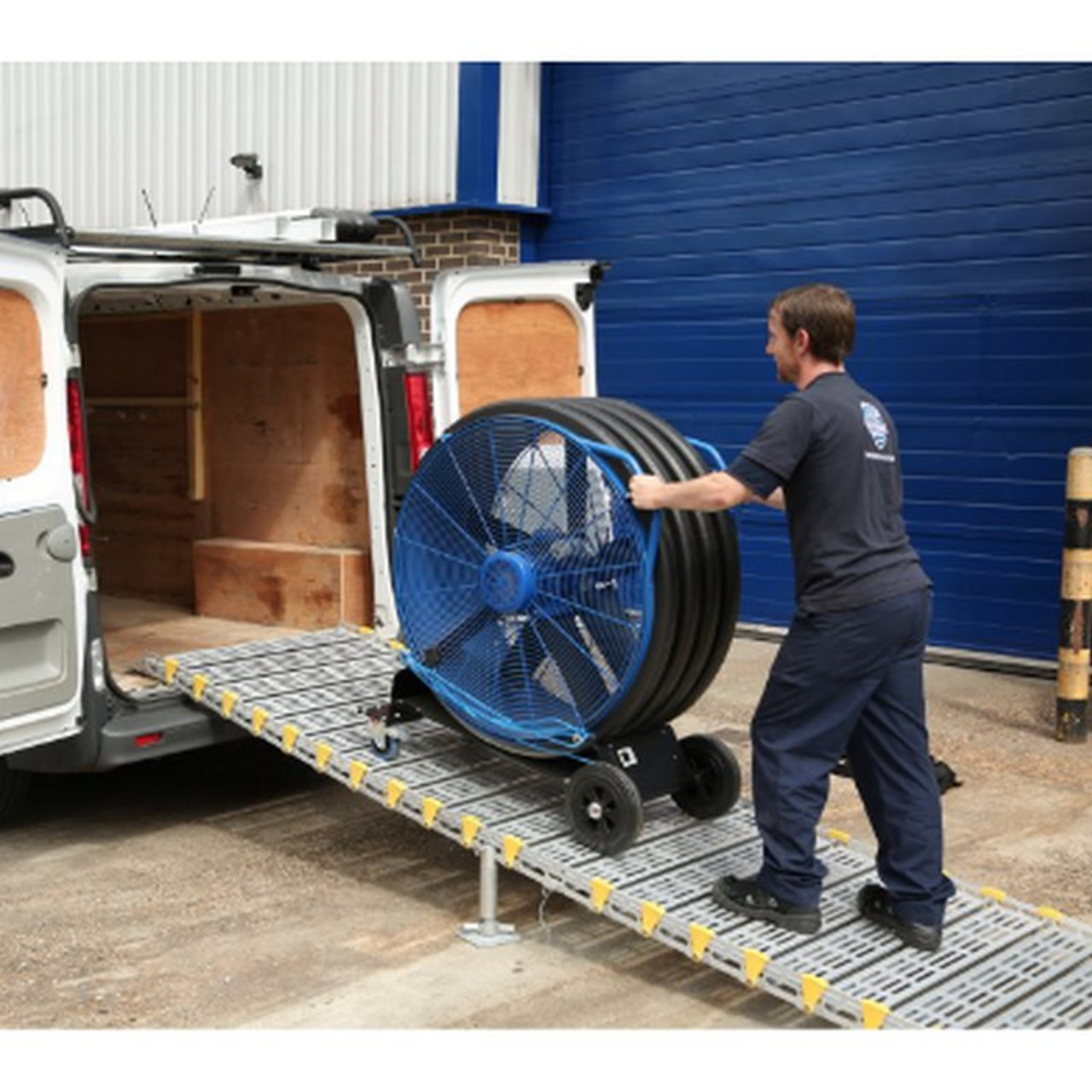 Roll-A-Ramp - Portable Heavy Duty Ramp 36"x15' - B13614B19 - Up to 1,500 lbs weight capacity.