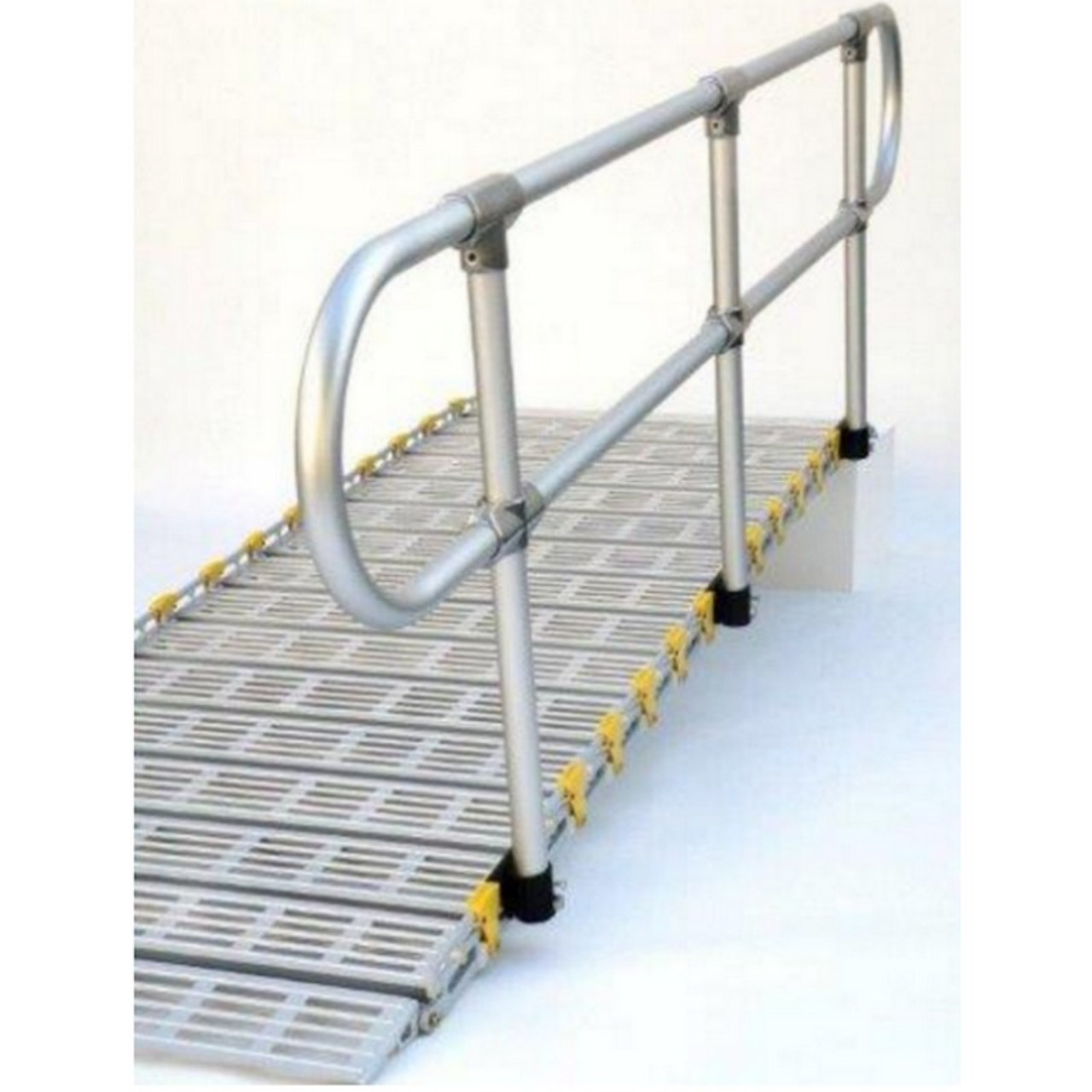 Roll-A-Ramp - Aluminum Handrails - w/ Single Loop End 5' - 4040-5L1