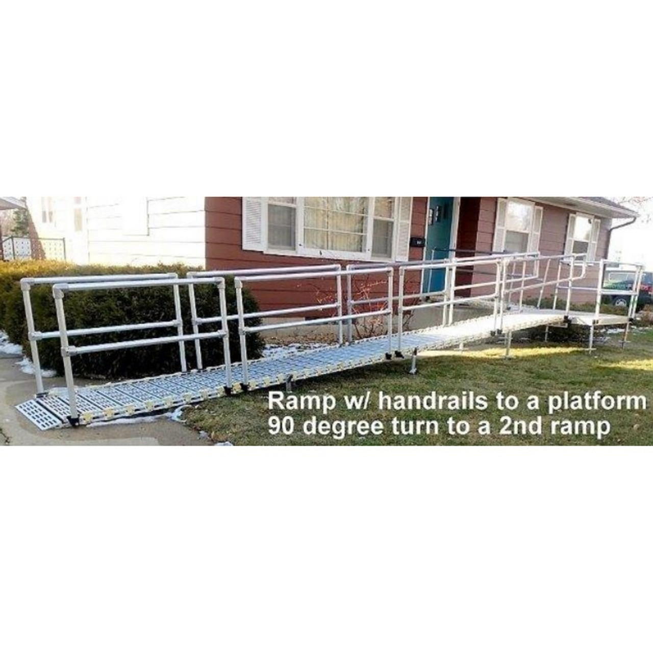 Roll-A-Ramp - Modular Ramp System 36"x16', No Handrails - M36-16-0 - Lightweight yet extremely sturdy and durable.