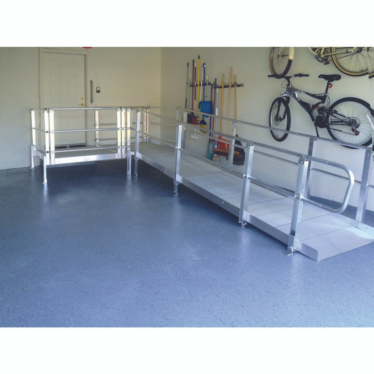 PVI - Modular XP Ramp w/Handrails - 36" W x 31' L - MXP31.0 - All aluminum construction