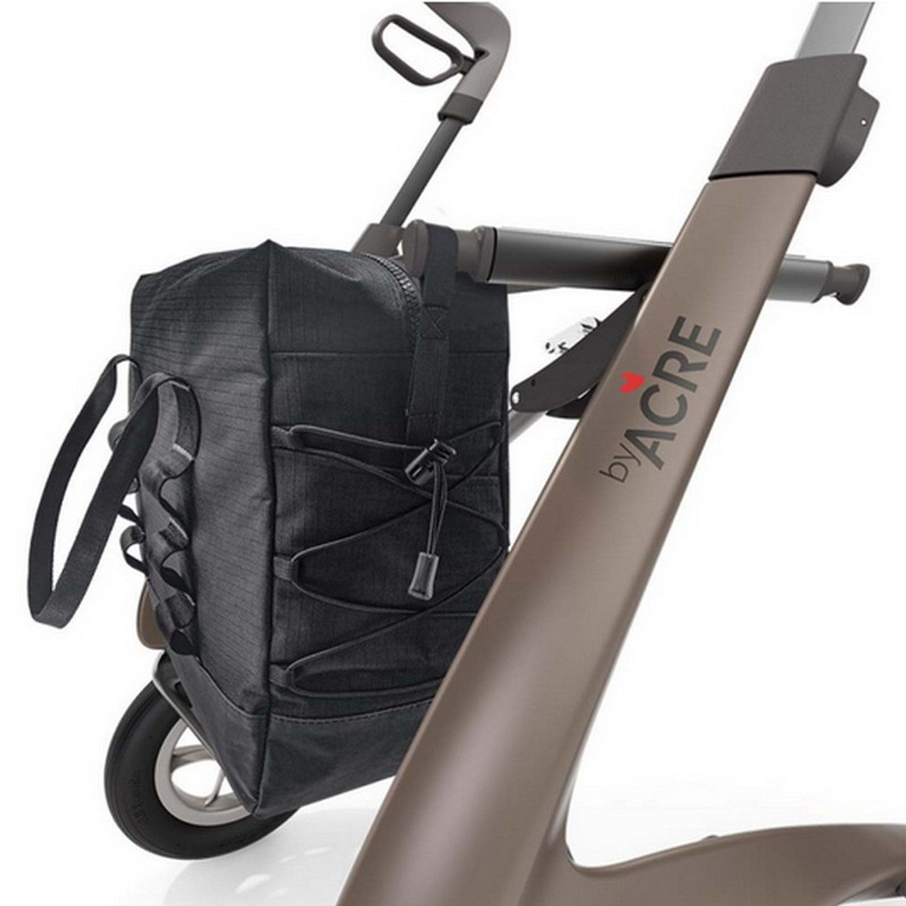 ACRE - Daypack - Charcoal - 5713504001774 - Easy to attach to and detach from the rollator, easy to carry, and can be used when not on the rollator
