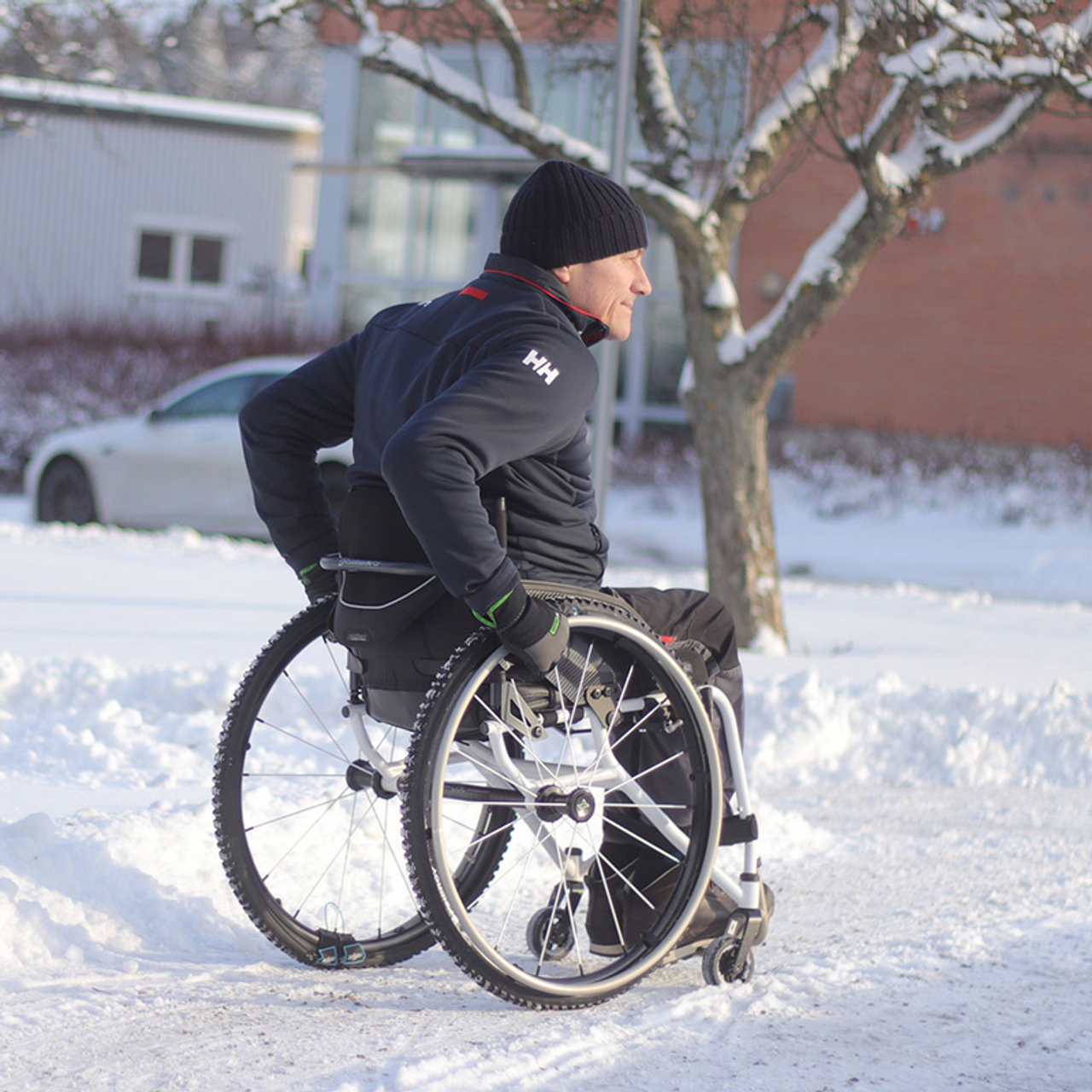 Triumph Mobility - reTyre Traction 26" Complete  # 100-1100306 on a wheelchair 