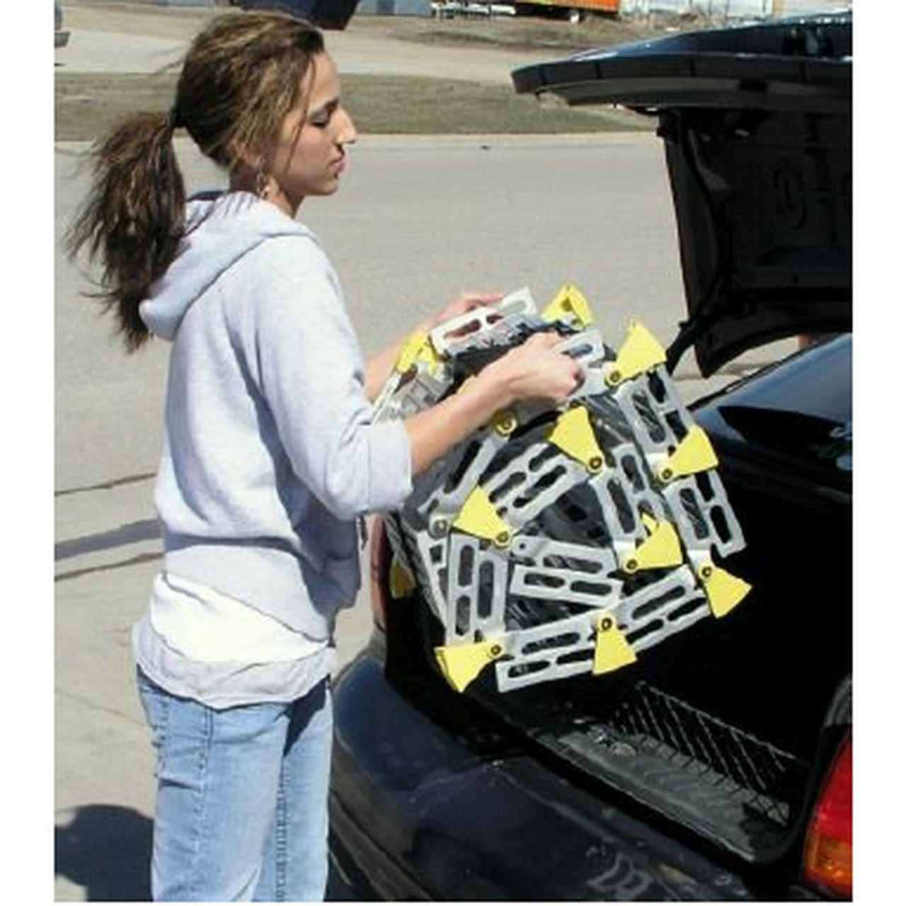 Roll-A-Ramp - Portable Heavy Duty Ramp 30"x6' - B13005B19 - Rolls up for easy handling and convenient storage.