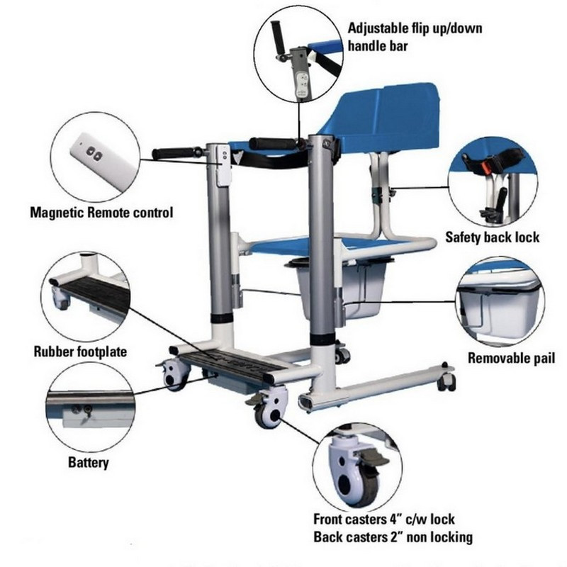 Healthline | EZee Life 4-In-1 Multifunctionality Transfer Electric