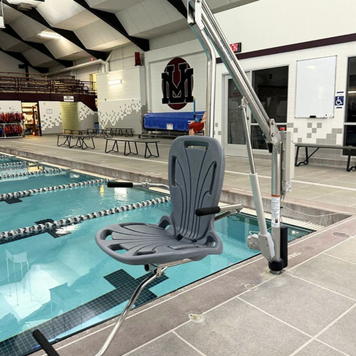 Spectrum Aquatics - Motion Trek BP 350 Deluxe Pool Lift - No Anchor - 350 lbs. - ADA compliant - 163370-DLX