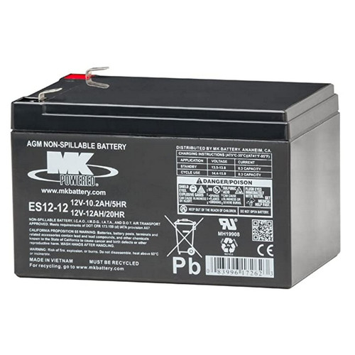 EV Rider - 2 Batteries for Transp. SLA Models - 12 Ah SLA - MK-12V12AH