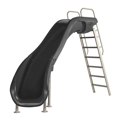 SR Smith - Rogue2 Pool Slide, Gray, Left Curve - 610-209-58220