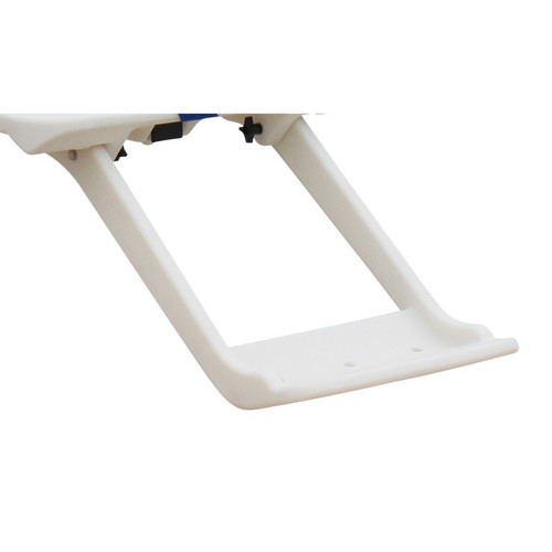 SR Smith - Access Lift Footrest With Hardware, Gray Mist (Non-ML Lifts) - 160-2300A-R (Formerly 160-2300A)