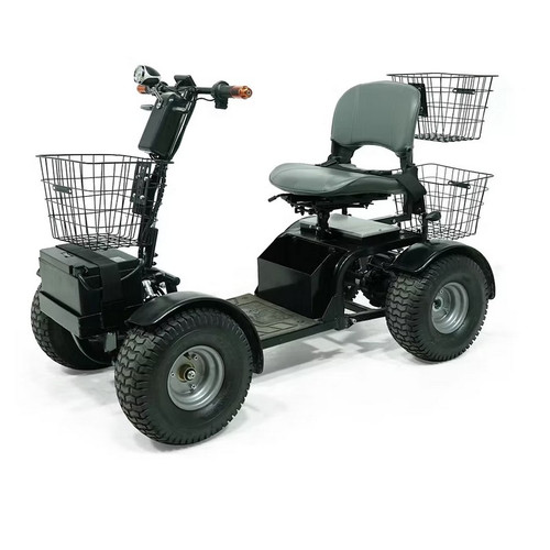 Green Transporter - Cheeta Ninja Golf Cart  from left