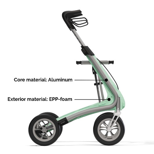 byACRE - Nordic Pioneer - Glacier Green - Rollator - Outdoor & Indoor - Core byACRE - Nordic Pioneer - Glacier Green - Rollator - Outdoor & Indoor - Core