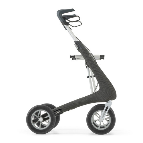 Nordic Pioneer - Granite Black - Rollator - Outdoor & Indoor - Side Nordic Pioneer - Granite Black - Rollator - Outdoor & Indoor - Side