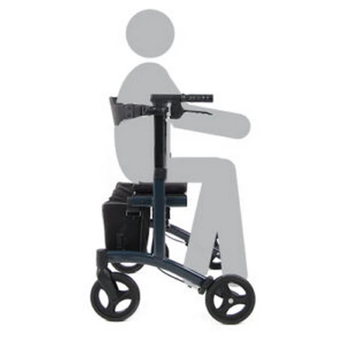 Triumph Mobility | Escape Heavy Duty HD Rollator Navy | seat height ...