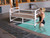 Aqua Creek - Swim Training Platform, PVC, Non-Skid 36"X60" Deck - F-250TTP outside water