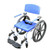 Healthline - EZee Life 15" Aluminum Shower Commode Wheelchair With 22" Wheels (Non-Tilt) - 150-22
