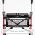 Triumph Mobility - Escape Rollator Red -19" seat height # 500-10215 red seat cushion