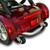 EV Rider - TranSport Plus - Lithium Batt. - Copper - S19+ - Rear Close-Up Of Model In Red