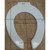MJM International - Bedside Commode - 18" Int. Width - Casters & 10 Qt Commode Pail - #118-CC10 - Seat Measurements