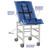 MJM International - Reclining Bath/Shower Chair (X-Large) w/Dual Base, Extended Leg Rest and (4) 5" Heavy Duty Casters - 191-XLC-B - Adjustable Safety Straps Hold And Secure Individual In Place