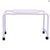 MJM International - Overbed table (fixed height) with 3" twin casters- recessed top to prevent items from rolling off - # 699-R-3