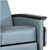 Winco - Vero XL Care Cliner - Gas Back - Fixed Arms - 5" Casters - Black Arm Caps - Actual appearance / style of the arm caps may vary based upon the chosen model.