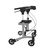 Triumph Mobility - Escape Rollator - Mini - Charcoal -20" seat height - No basket # 500-20201 side view