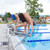 Spectrum Aquatics - Xcellerator Starting Block - Single Post - No Anchor - 57282 - Front hand and toe grips for faster takeoffs