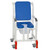 MJM International - Shower Chair 18" - # 118-3TL-SSDE-CBP-BL-OF-SQ-PAIL-AT - Shown here in blue.