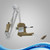 Aqua Creek - Lift, Mighty 400, No Anchor, 400 lb Cap, for existing Rev Anchors, Choose Colors - F-MTY400R-C - White w/Tan Seat