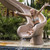 SR Smith - TurboTwister Pool Slide, Sandstone, Left Curve - 688-209-58223 - In Action