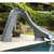 SR Smith - Typhoon Pool Slide, Gray Granite, Right Curve - 670-209-58124