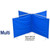 MJM Intl - Portable Privacy Screen - 72" W x 72" H - 7002 - Multi Set-Up