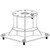 Aqua Creek - Pedestal, Mighty Lift, 8in High for 10in thick & Paver decks (8in Inserts) - F-MTYPD8