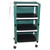 MJM Intl - Non-Magnetic 3-Shelf Linen Cart w/Cover - 325-24-3C-MRI