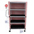 MJM Intl - Non-Magnetic 4-Shelf Utility/Linen Cart w/Mesh Or Solid Vinyl Cover - 332-4C-MRI - Description