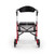 Triumph Mobility - Escape Rollator Blue -19" seat height # 500-10215  back view shown in red