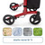 Triumph Mobility - Escape Rollator -19", 21" and 24" seat height # 500-10215 red 8"all terrain wheels